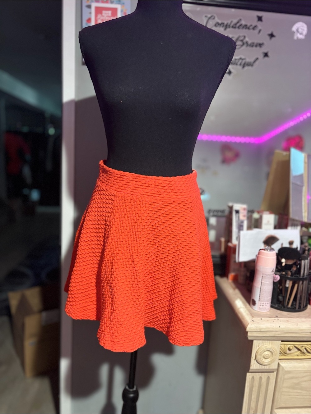 H & M textured skirt